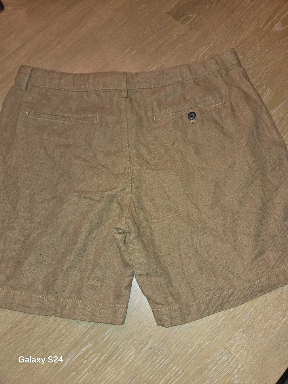 Mens Sz 34 Banana Republic Linen Blend Shorts New